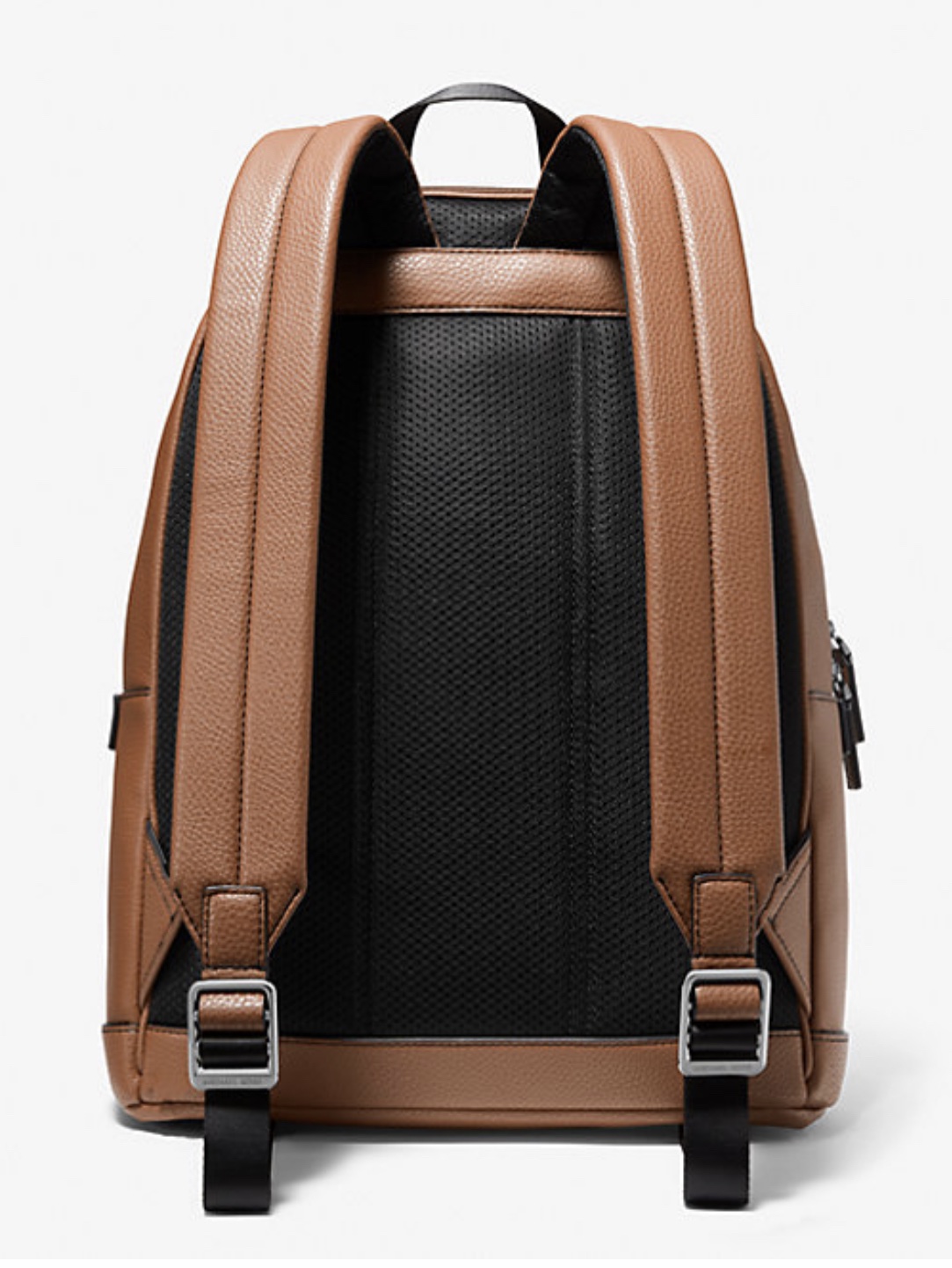 Michael Kors Cooper Pebbled Leather Backpack in Luggage - Image 3