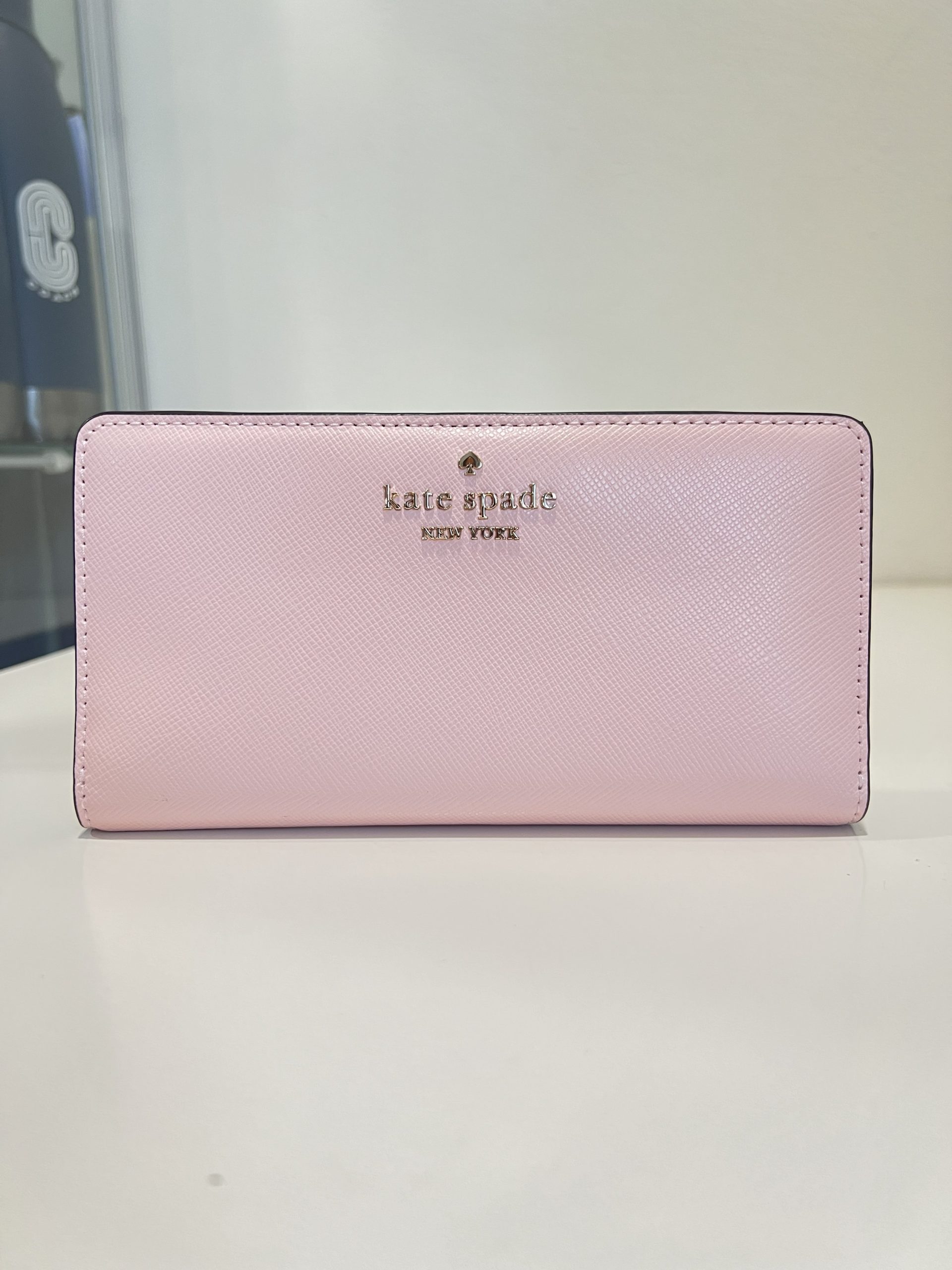 Kate Spade Madison Large Slim Bifold Wallet In Conch Pink Exclusively Usa 6943