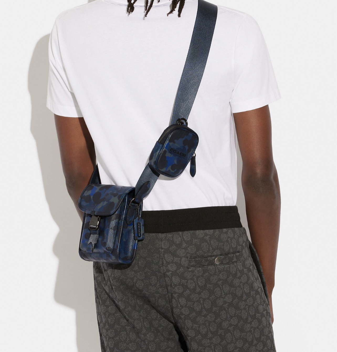 Coach Charter North/South Crossbody With Hybrid Pouch With Camo Print (Retail Collection) - Image 5