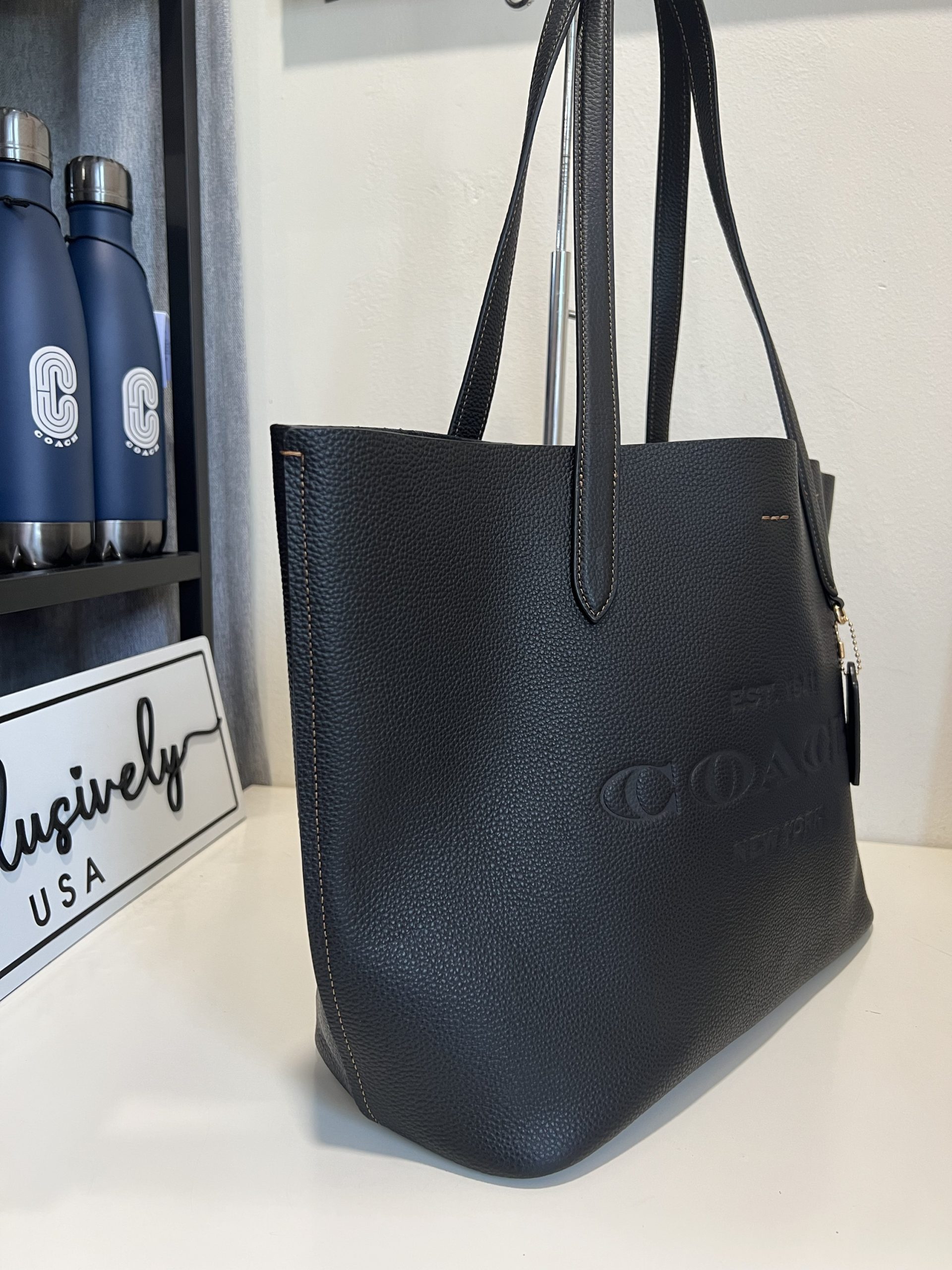 Coach Cameron Tote in Black - Image 2