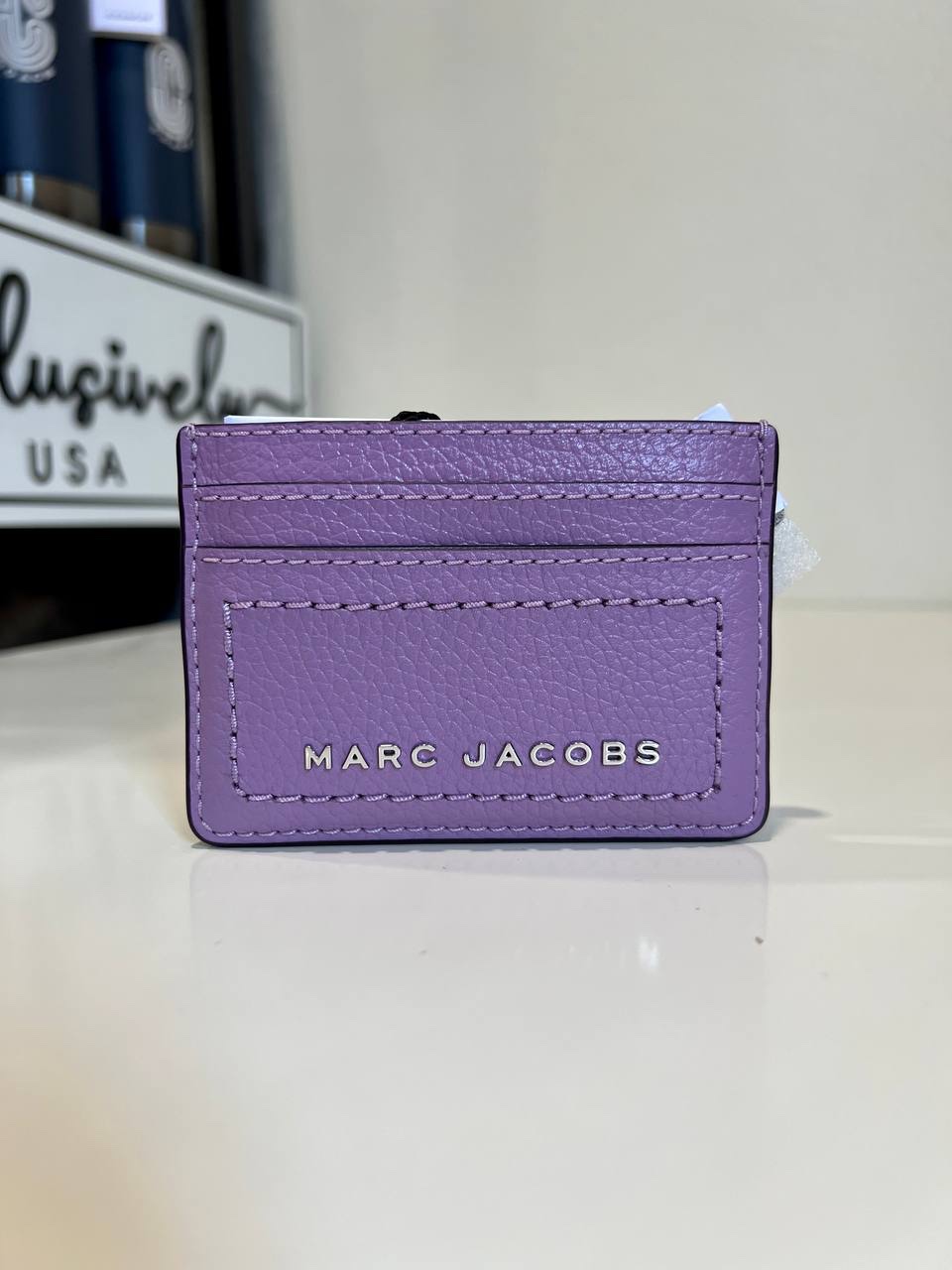 Marc Jacobs The Groove Card Case in Regal Orchid