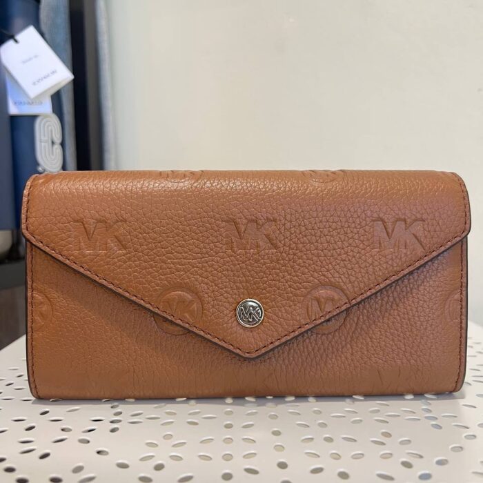 Michael Kors Jet Set Travel Large Envelope Continental Wallet in Luggage