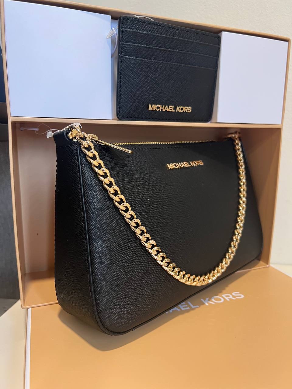【MICHAEL KORS】新品未使用 PACKING CUBE SET Michael Kors Giftables Boxed Items Jet Set Travel Medium Pouchette