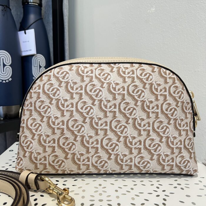 Coach Madi Crossbody With Coach Monogram Print in Chalk