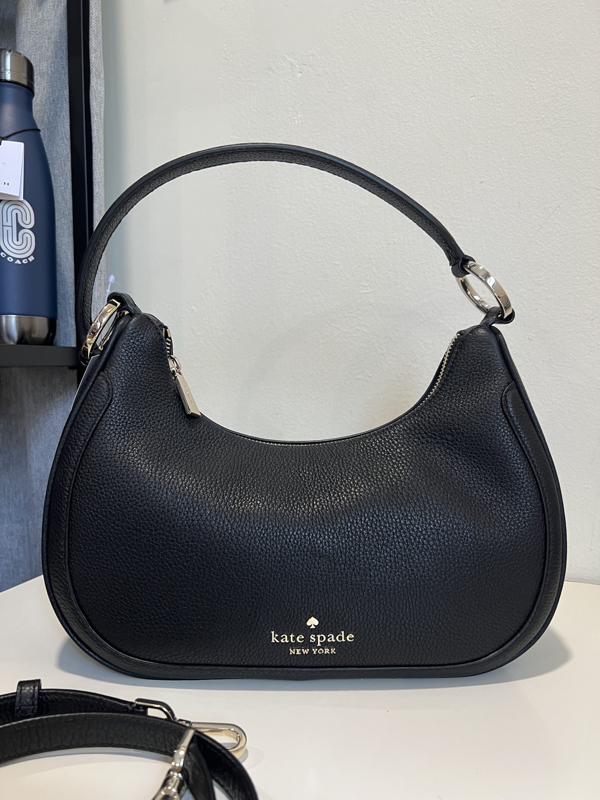 Kate spade hot sale black pouch