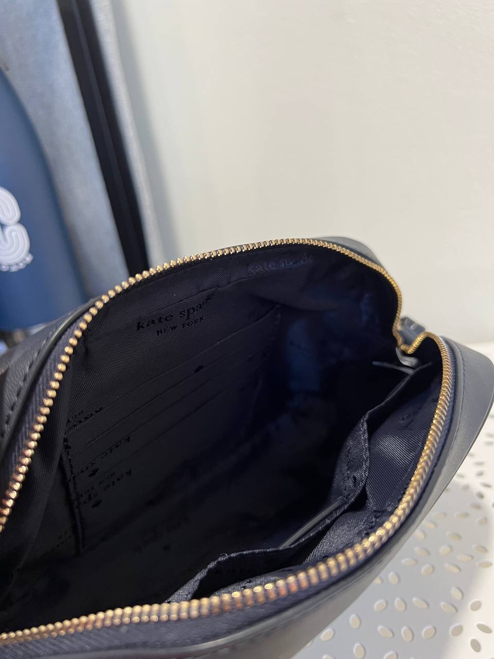 Kate Spade Everything Spade Flower Jacquard Mini Camera Bag in Blue Multi (Retail) - Image 3