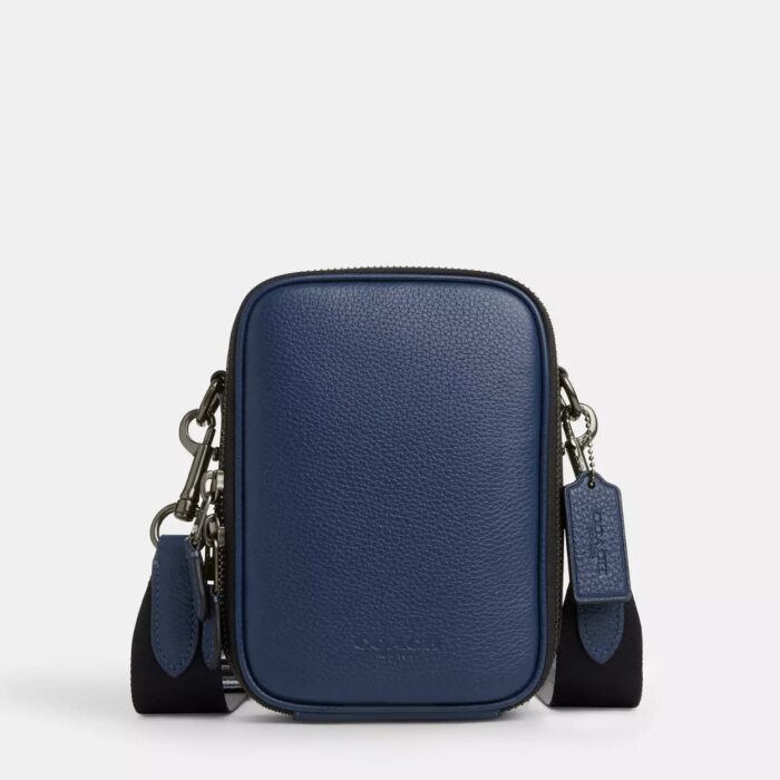 Coach Stanton Crossbody In Deep Blue
