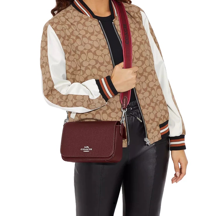 Coach Logan Messenger in Wine - Image 5