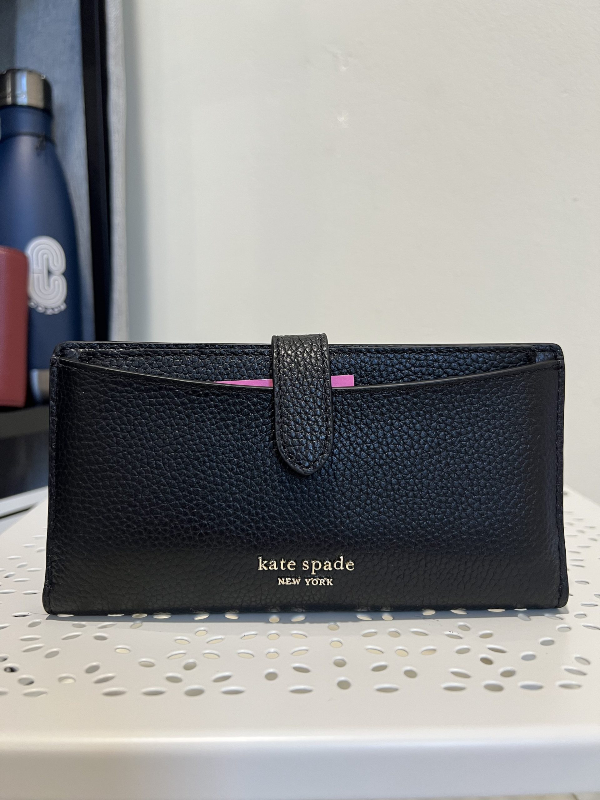 Kate Spade Hudson Bifold Wallet in Black (Retail)