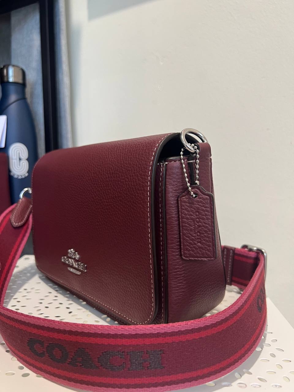Coach Logan Messenger in Wine - Image 2