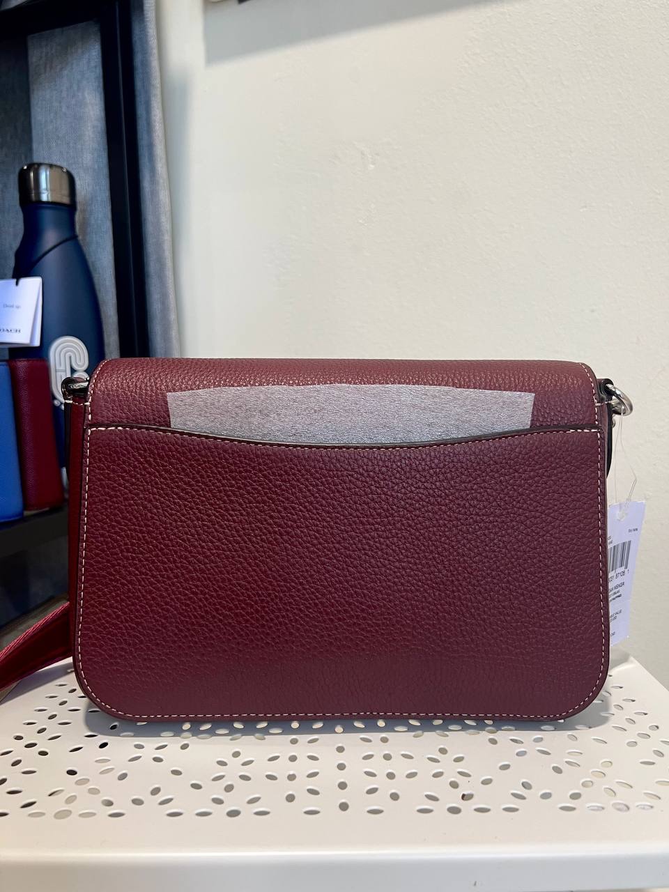 Coach Logan Messenger in Wine - Image 4