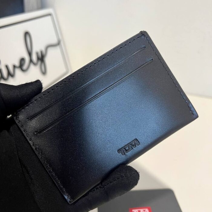 TUMI Slim Card Case in Black