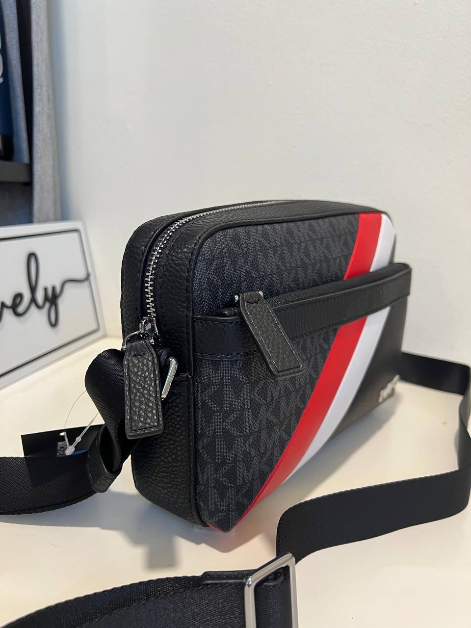 Michael Kors Cooper Utility Crossbody in Signature DK Sangria - Image 2
