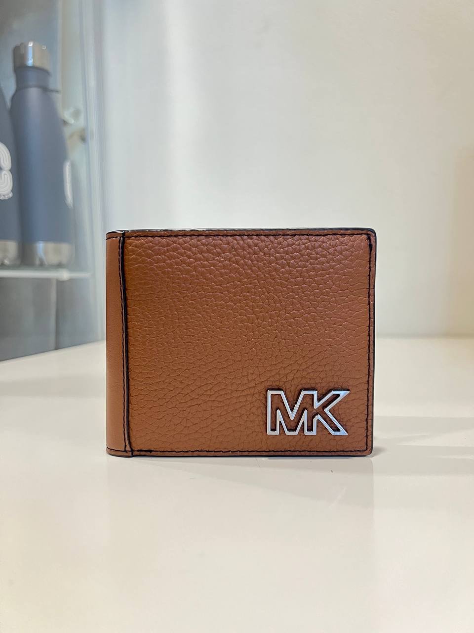 Michael Kors Cooper Billfold Wallet with Coin Pocket in Luggage