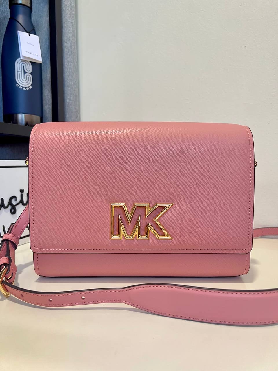 Michael Kors Mimi Medium Flap Messenger in Primrose