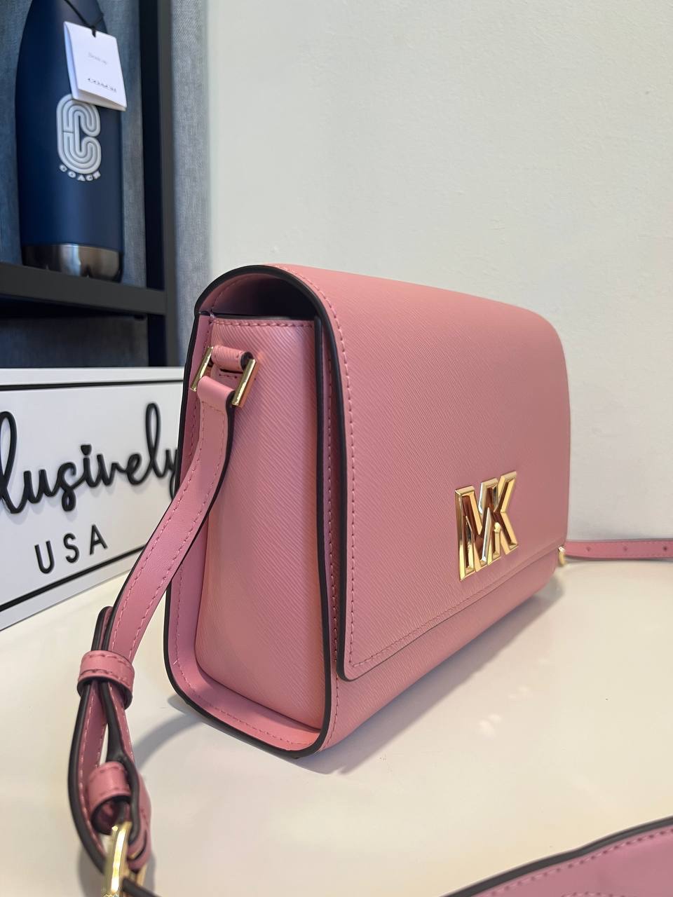 Michael Kors Mimi Medium Flap Messenger in Primrose - Image 2