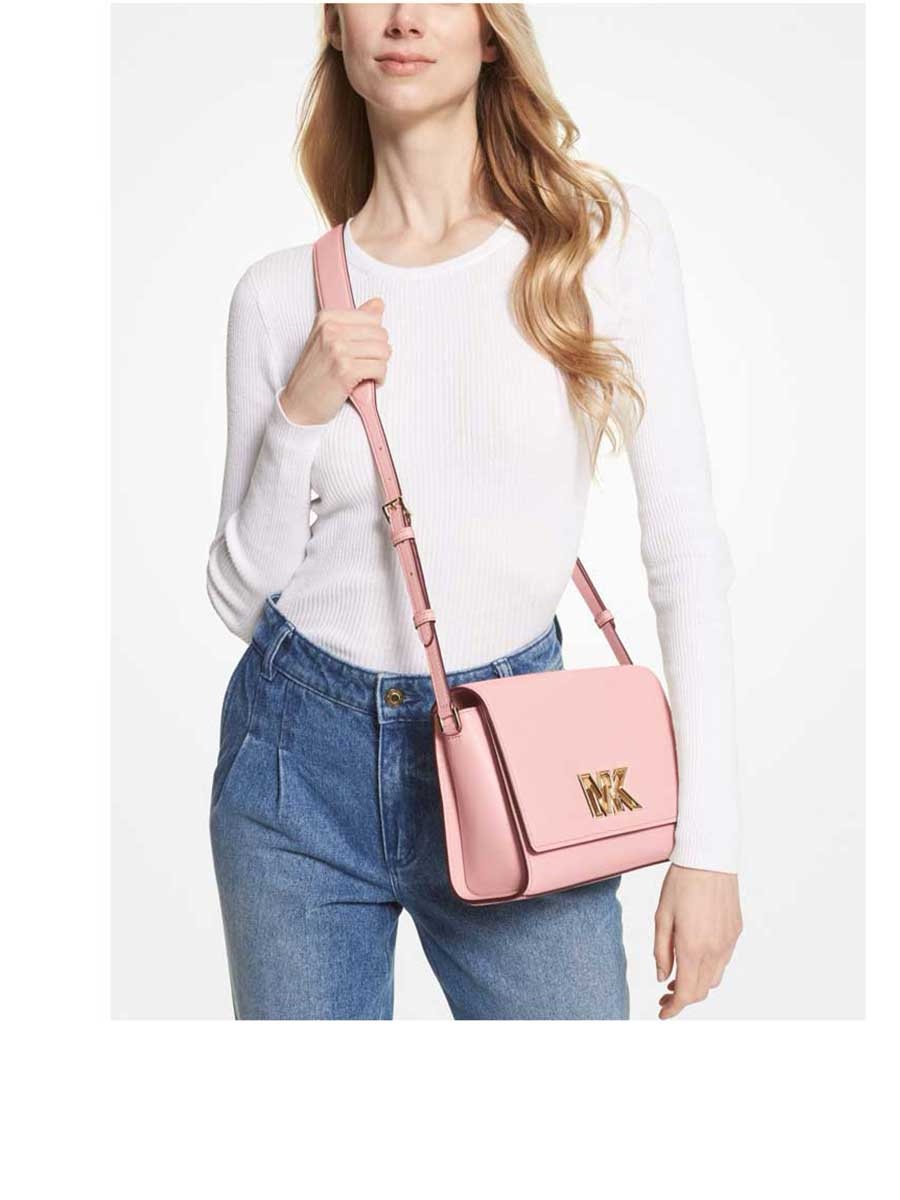 Michael Kors Mimi Medium Flap Messenger in Primrose - Image 5
