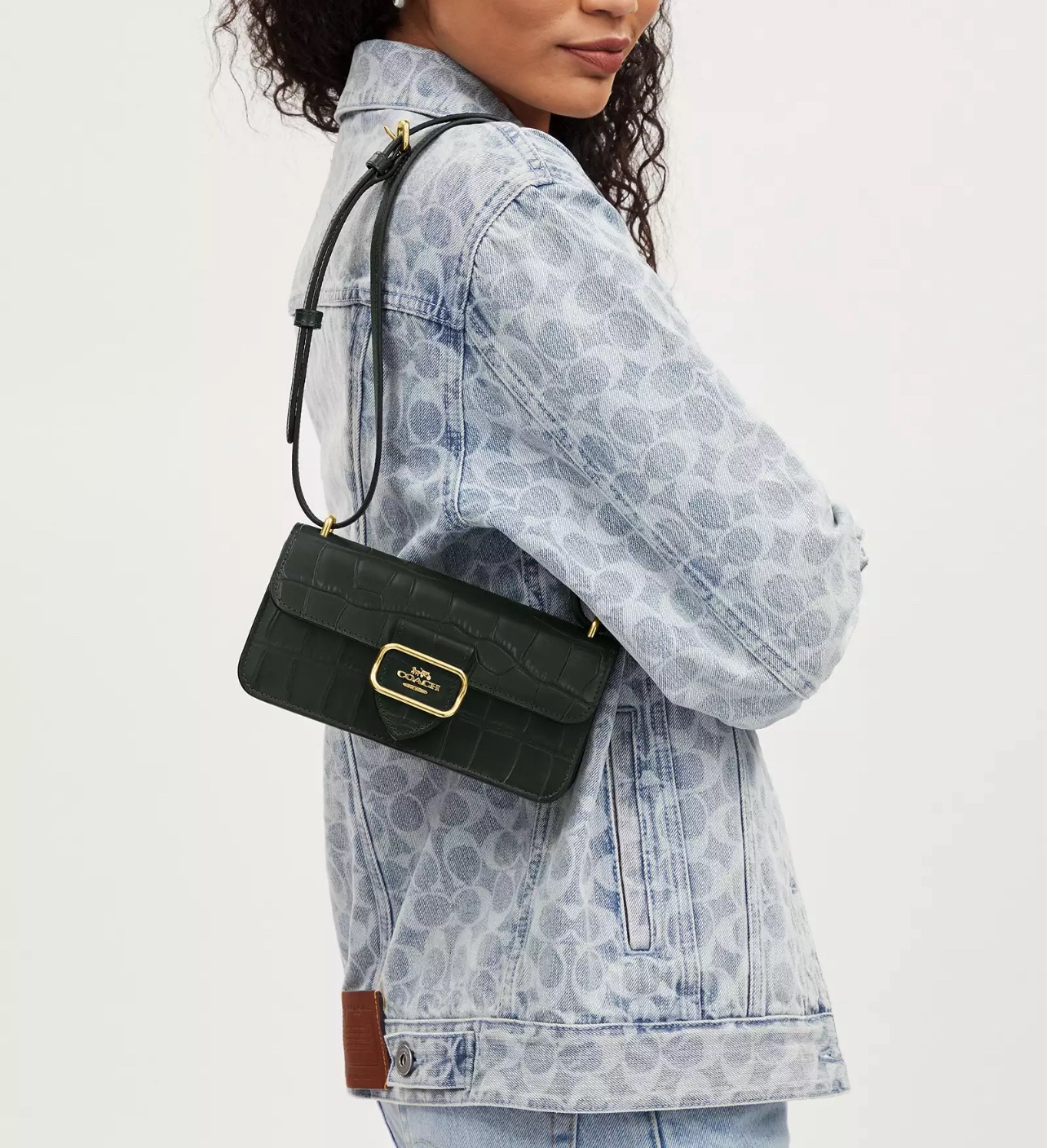 Coach Morgan Crossbody in Amazon Green - Image 5