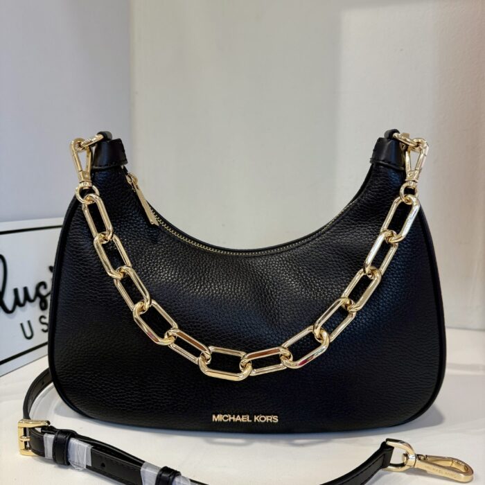 Michael Kors Cora Large Zip Pouchette in Black