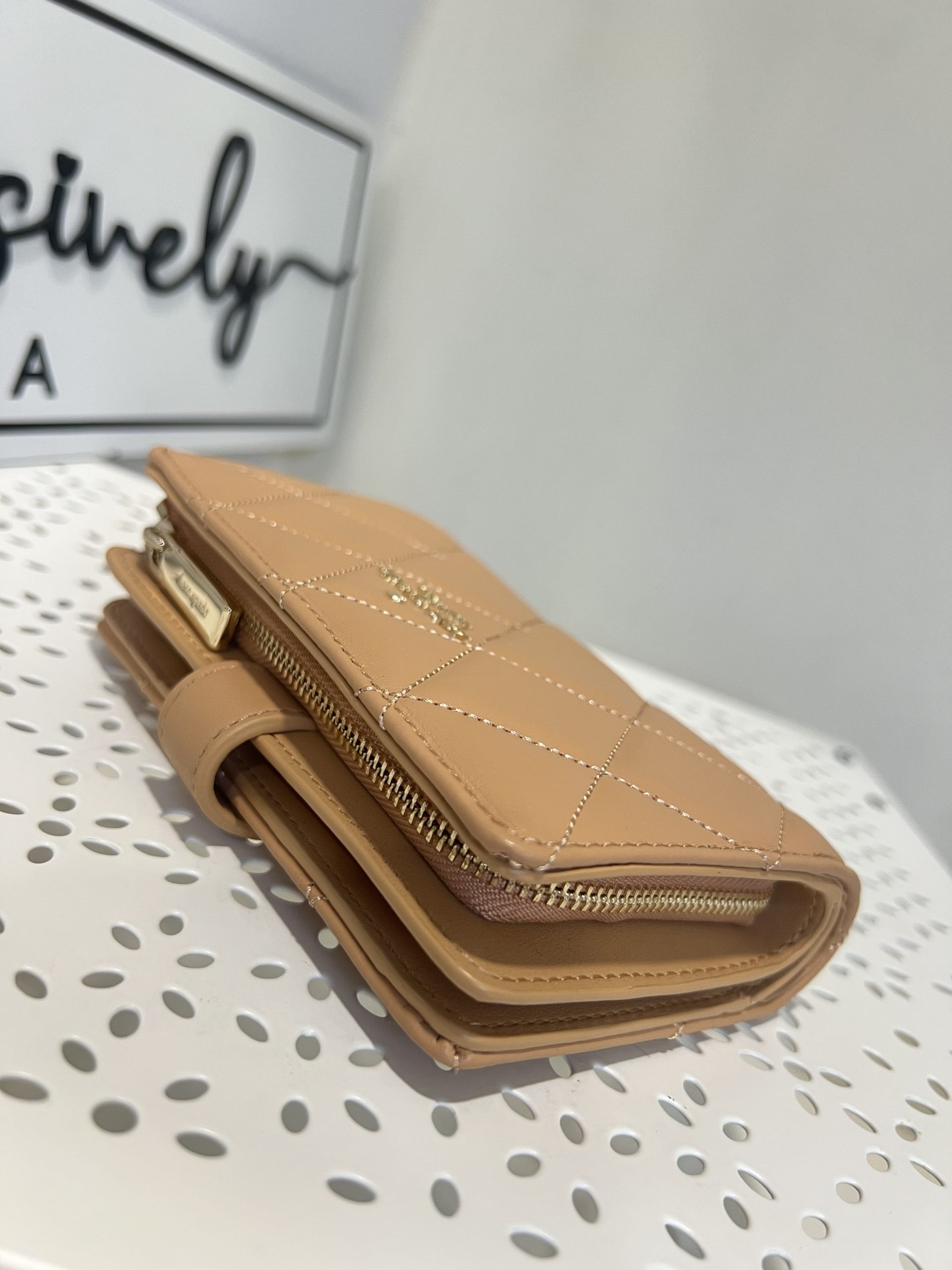 Kate Spade Carey Medium Compartment Bifold Wallet in Tiramisu - Image 2