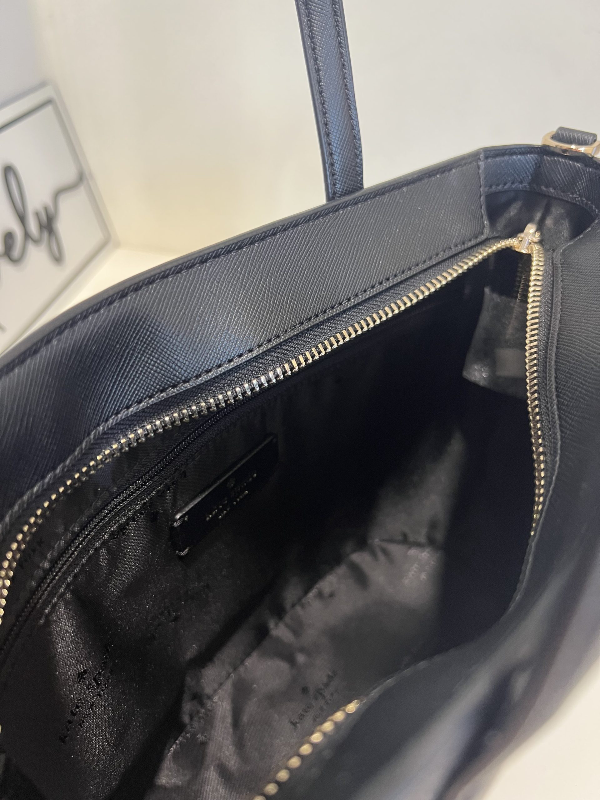 Kate Spade Glimmer Satchel in Black - Image 3