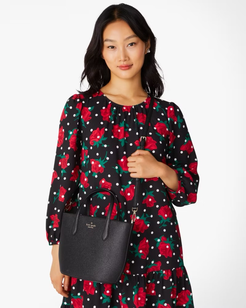 Kate Spade Glimmer Satchel in Black - Image 4