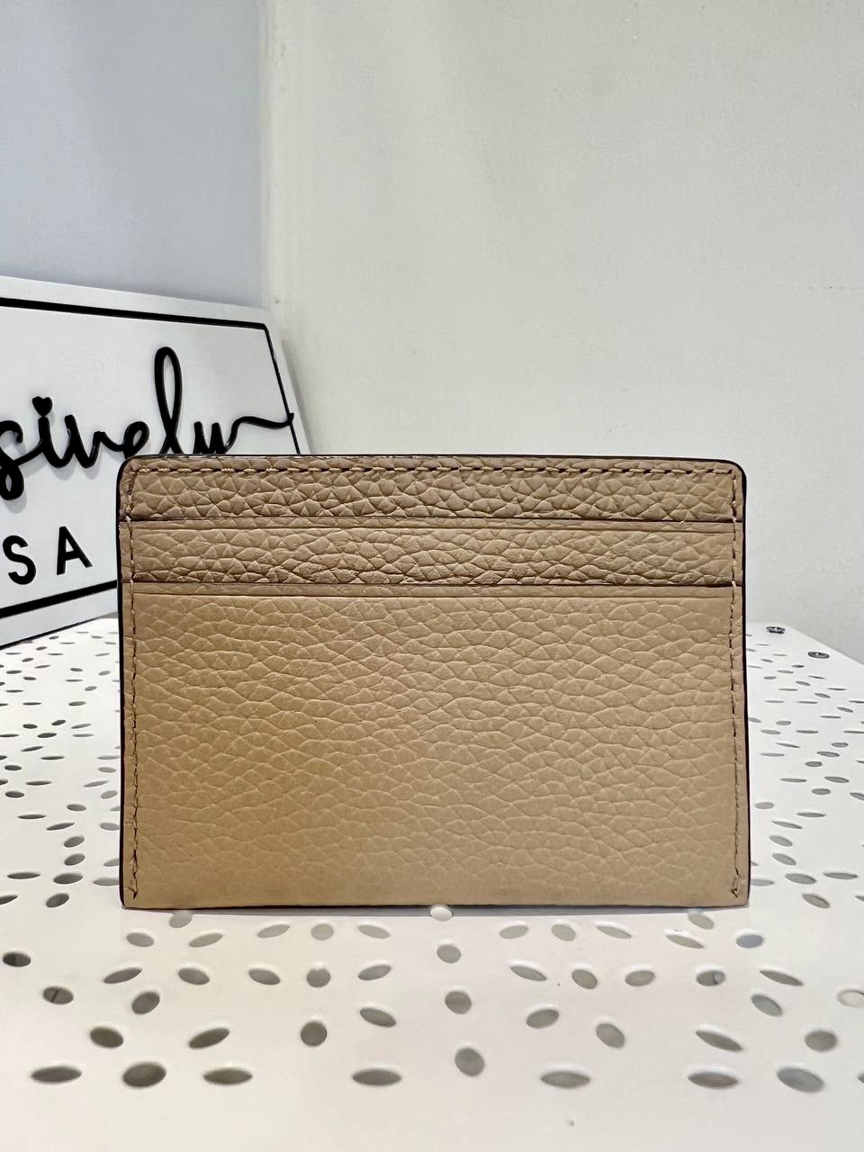 Michael Kors Reed Large Card Holder in Camel - Image 2