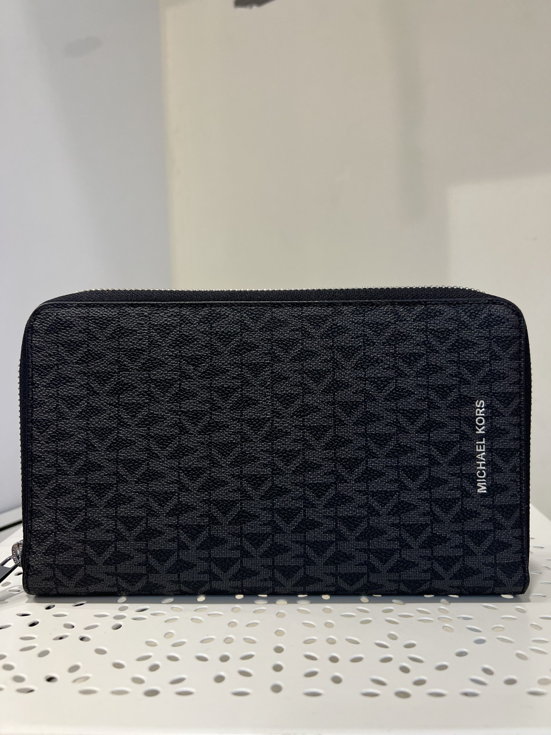 Michael Kors Travel Wallet in Signature Black