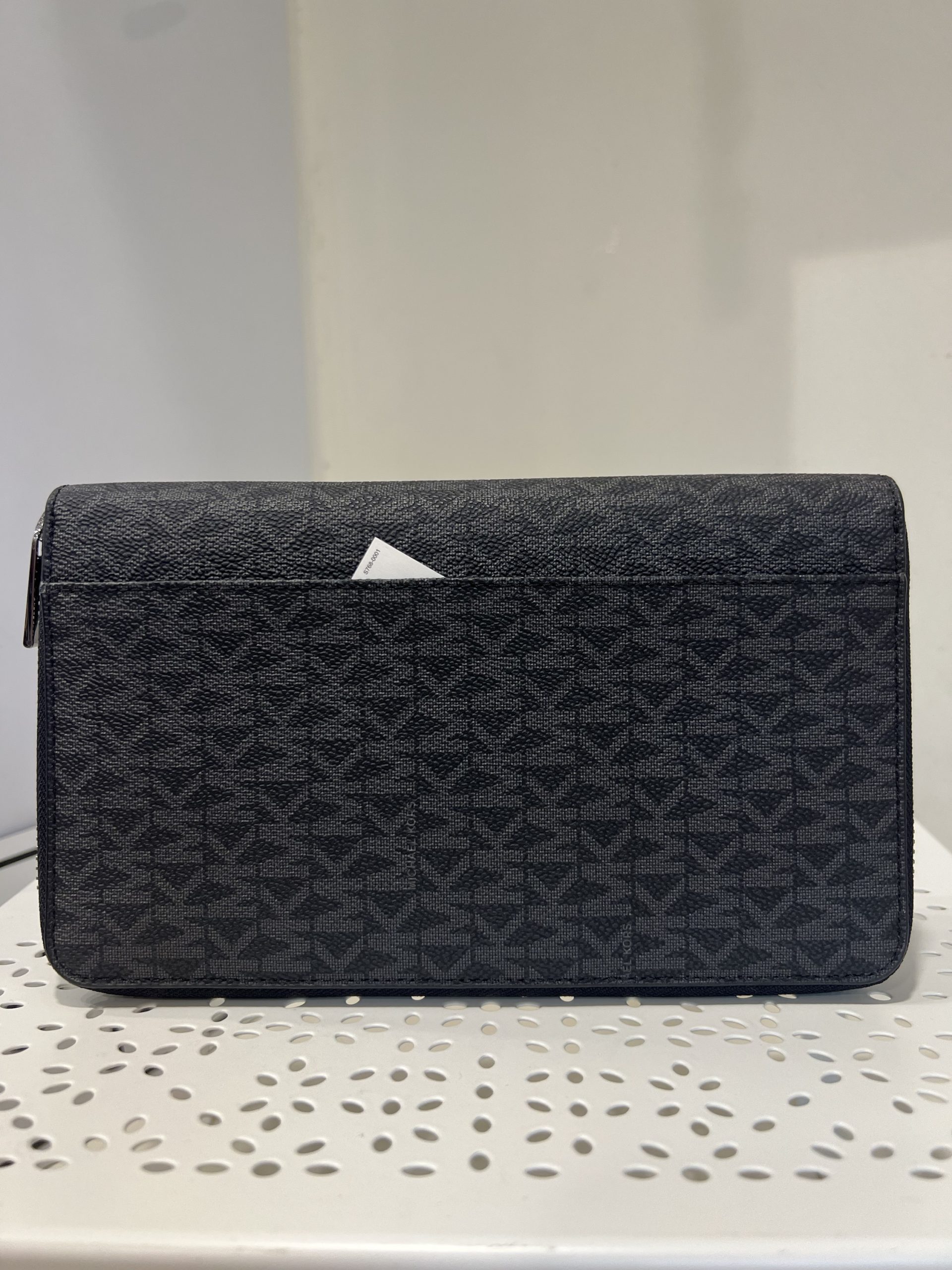 Michael Kors Travel Wallet in Signature Black - Image 5