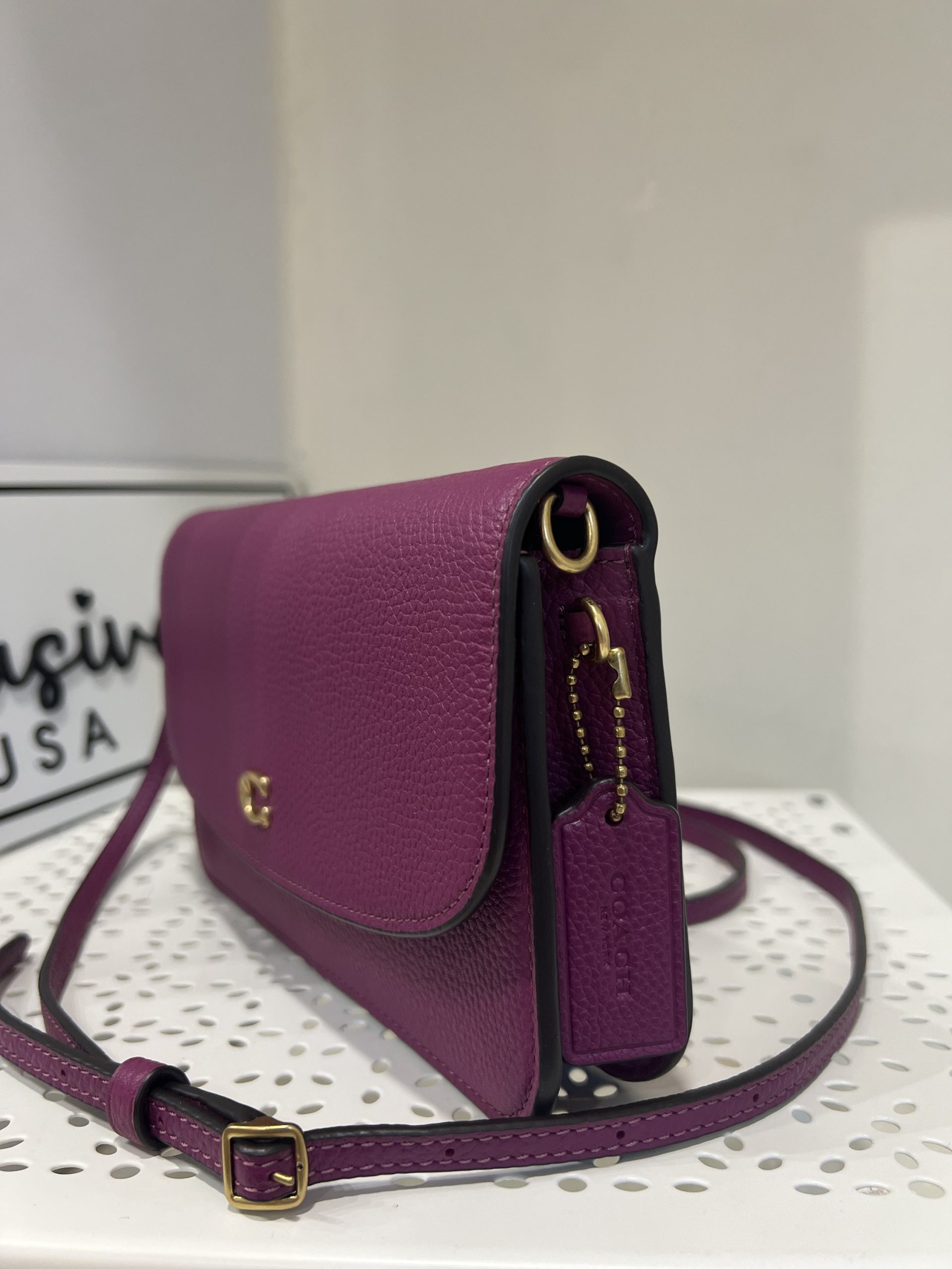 Coach Hayden Crossbody in Deep Plum (Retail Collection) - Image 2