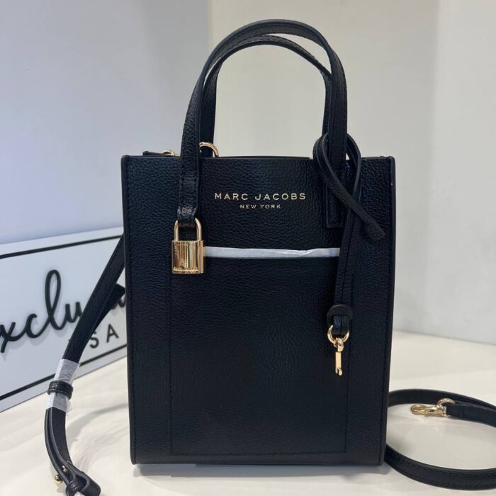 Marc Jacobs Micro Grind Satchel Tote Bag in Black