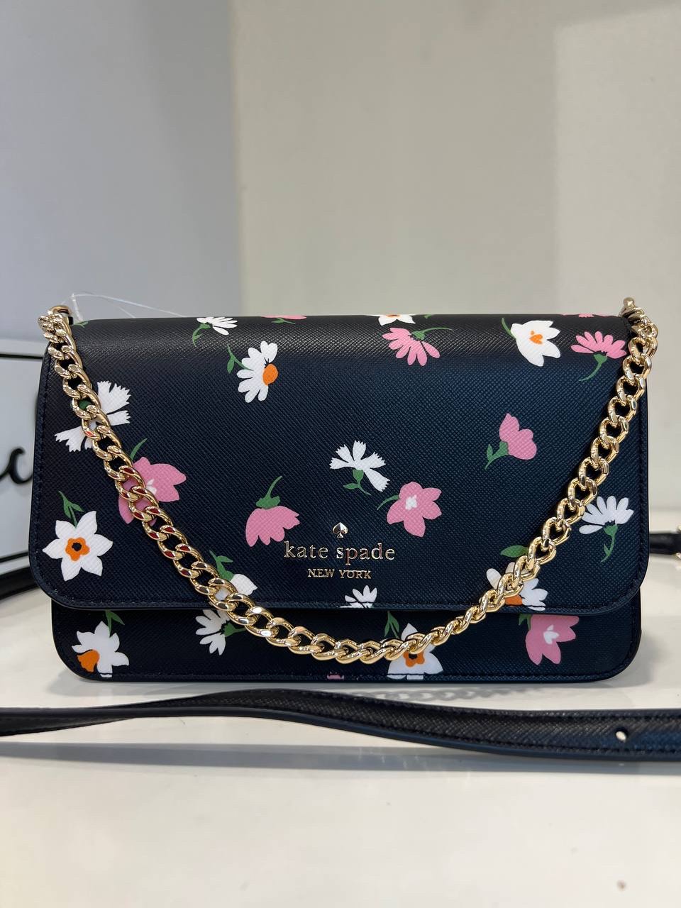 Kate Spade Madison Small Flap Crossbody with Floral Waltz Prints
