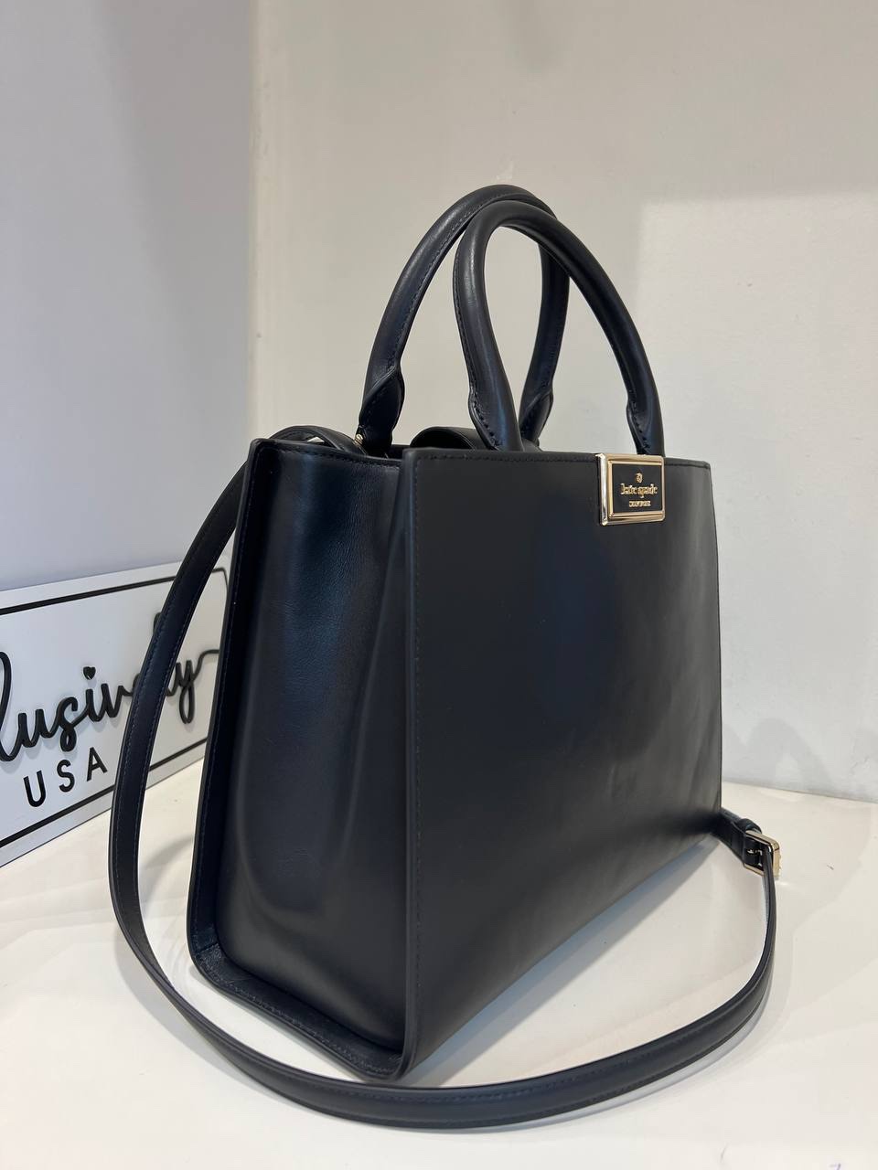 Kate Spade Reegan Satchel in Black - Image 2