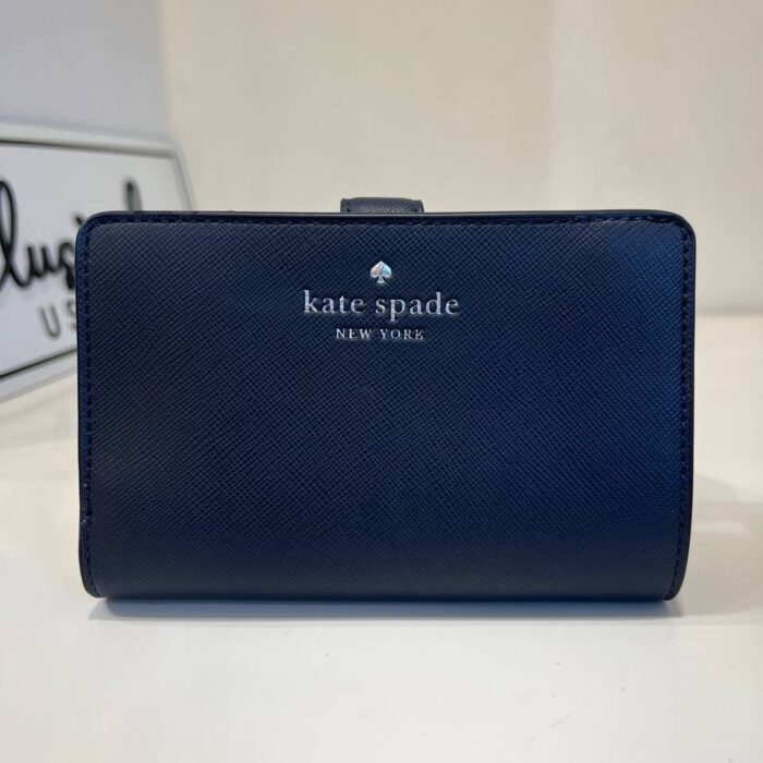 Kate Spade Schuyler Medium Compact Wallet in Blazer Blue