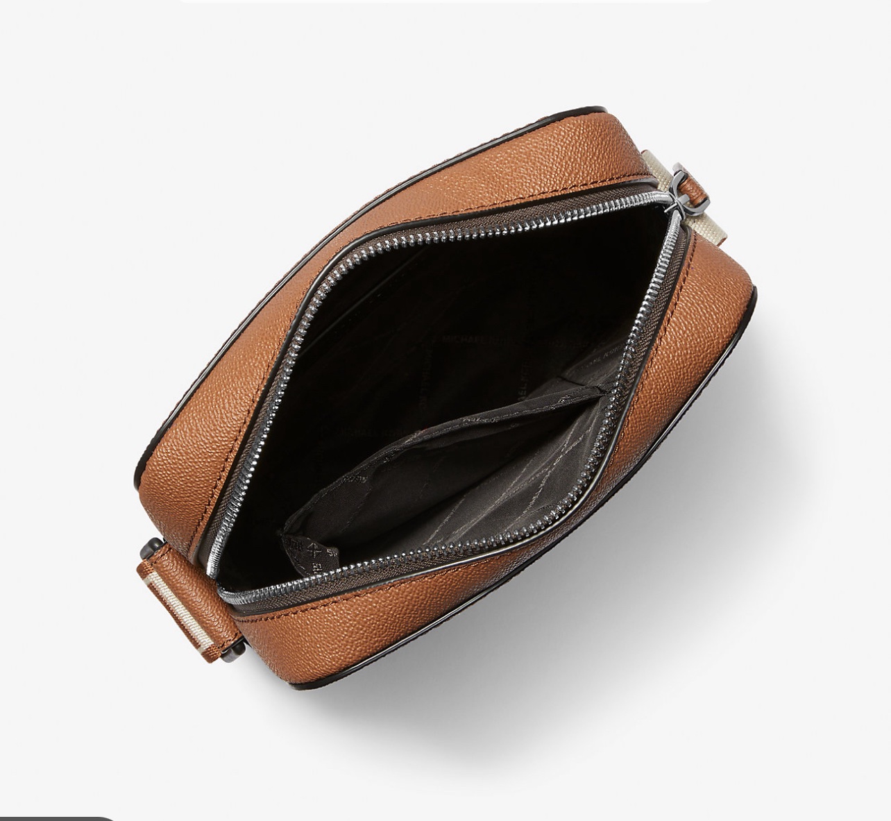 Michael Kors Cooper Logo Jacquard Flight Bag in Luggage - Image 2