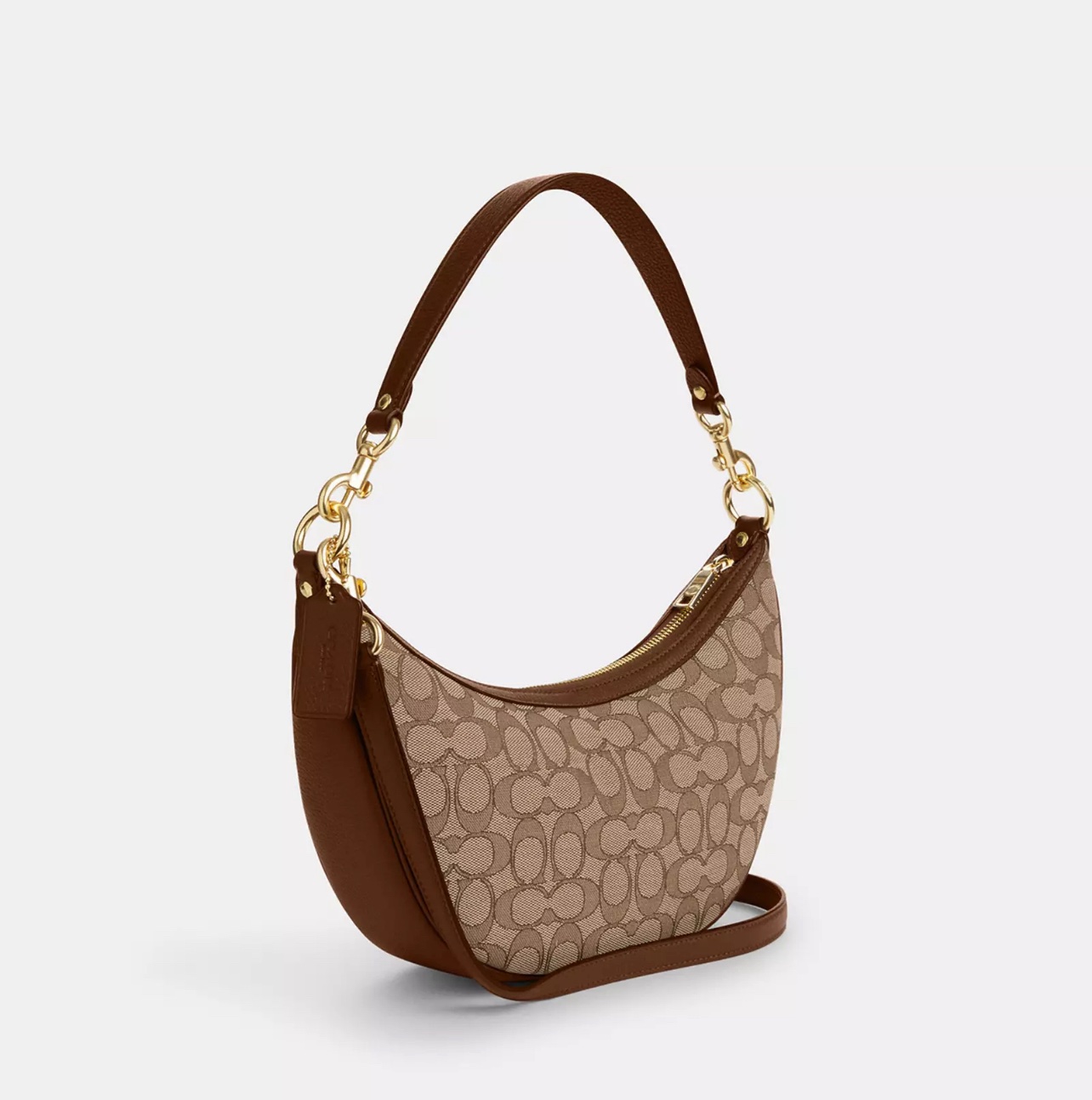 Coach Aria Shoulder Bag In Signature Jacquard - Image 2