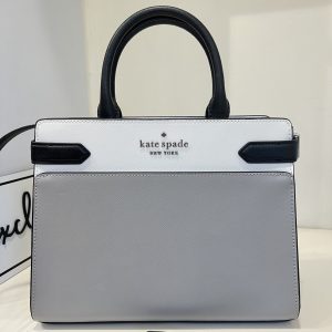 Kate Spade Staci Medium Satchel in Colorblock Nimbus Grey