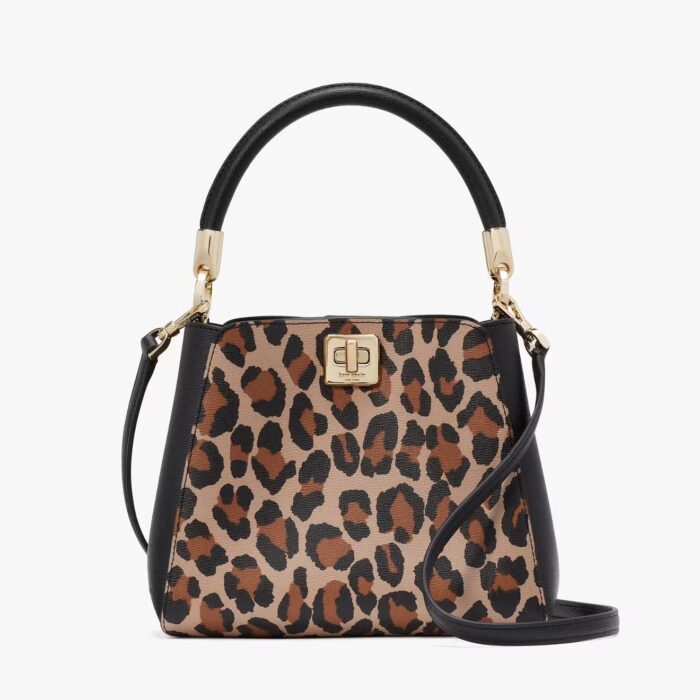 Kate Spade Phoebe Small Spotted Leopard Top Handle Satchel