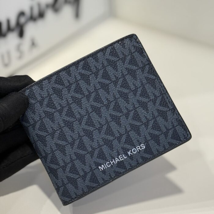 Michael Kors Cooper Billfold Wallet with Coin Pocket in Signature Admiral