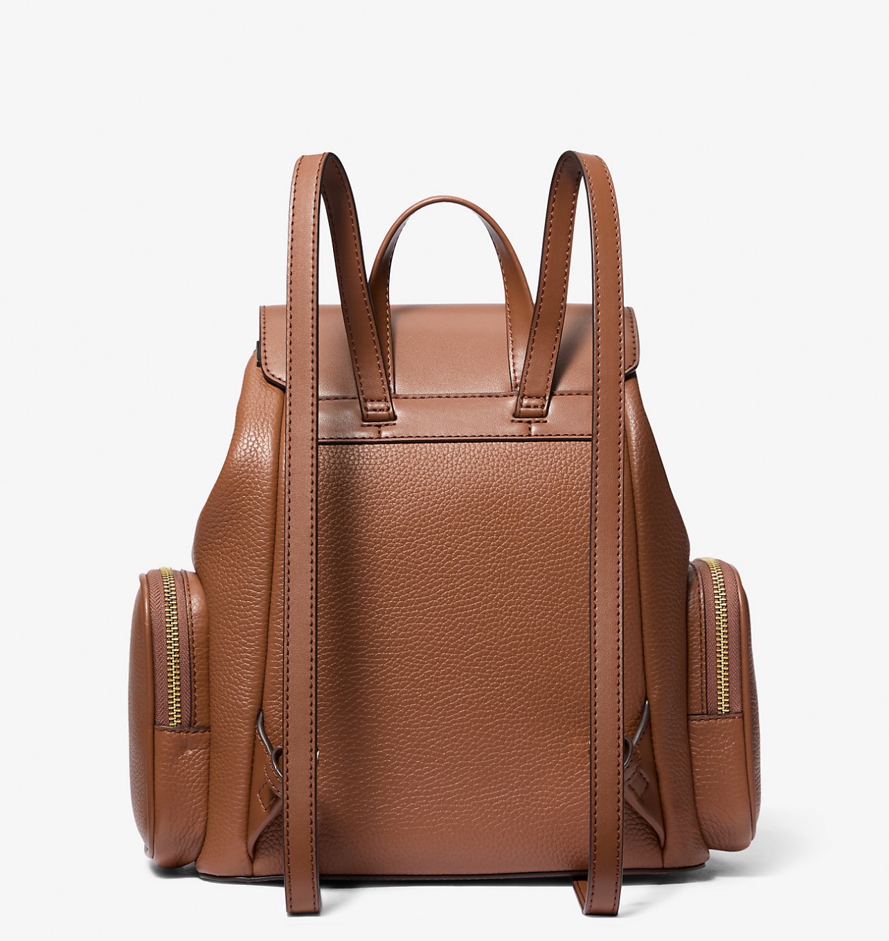 Michael Kors Jet Set Medium Pebbled Leather Backpack in Luggage - Image 3