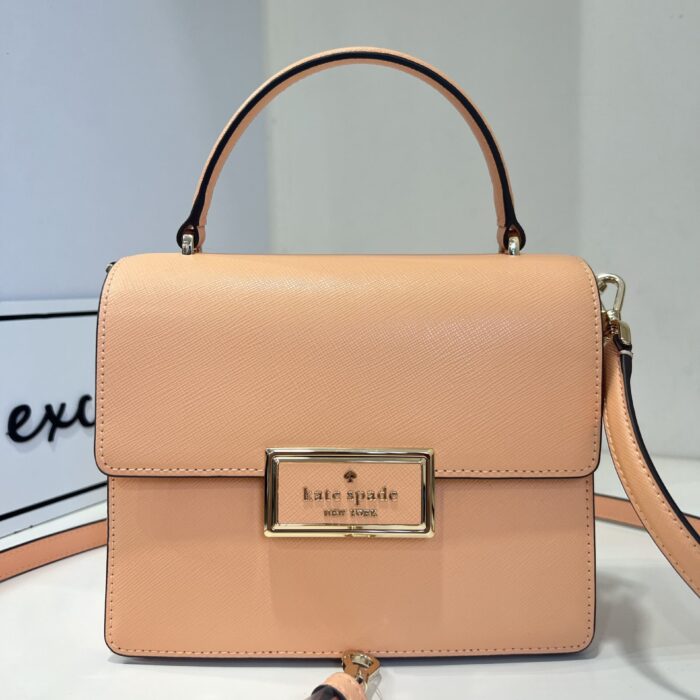Kate Spade Reegan Top Handle Crossbody in Orange Cream