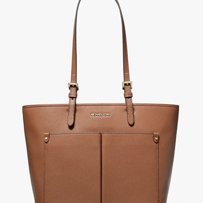 Michael Kors Jet Set Travel Medium Double Pocket Tote in Luggage
