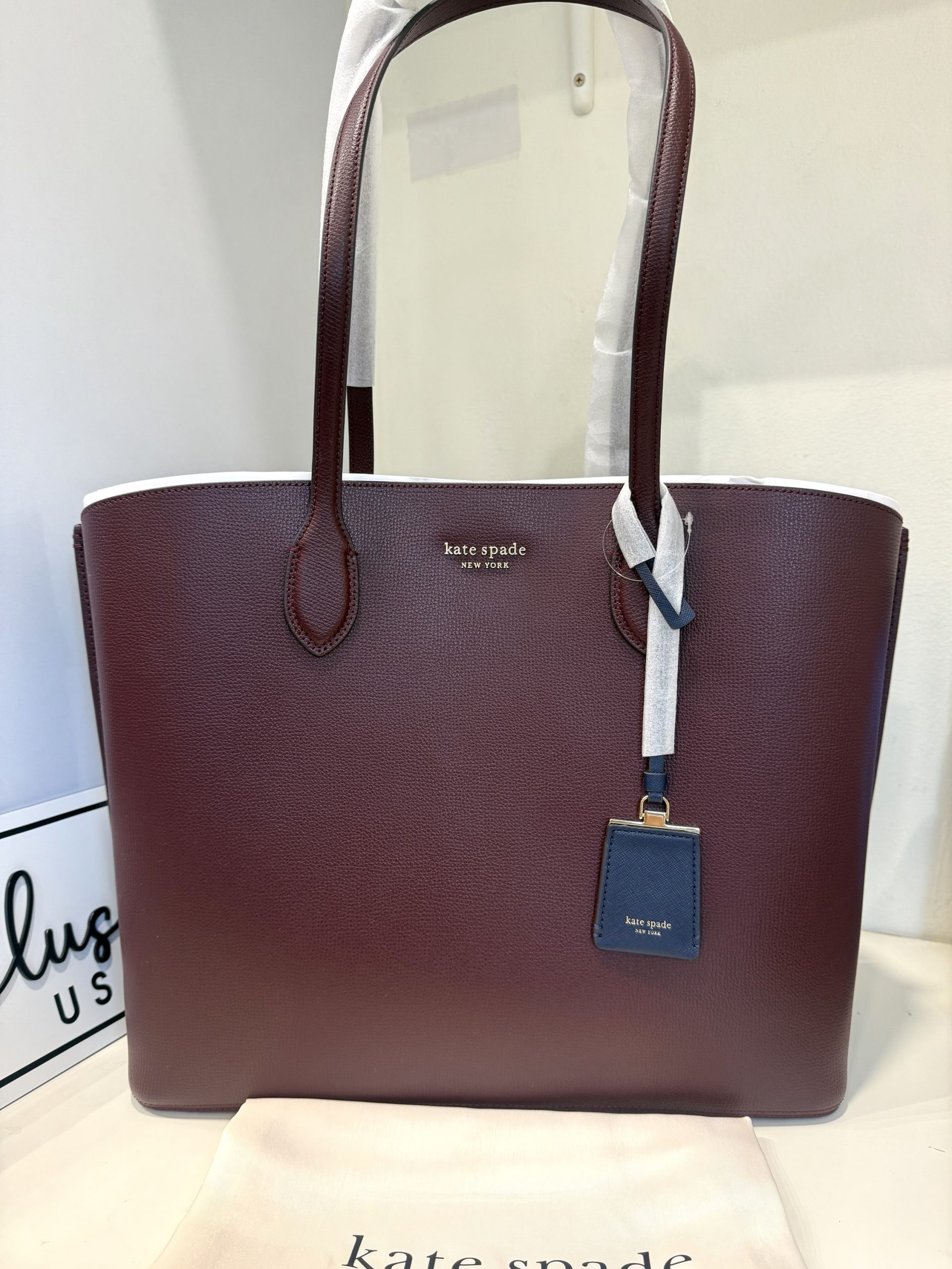 Kate Spade Suite Large Work Tote in Cordovan Multi (Retail Collection)