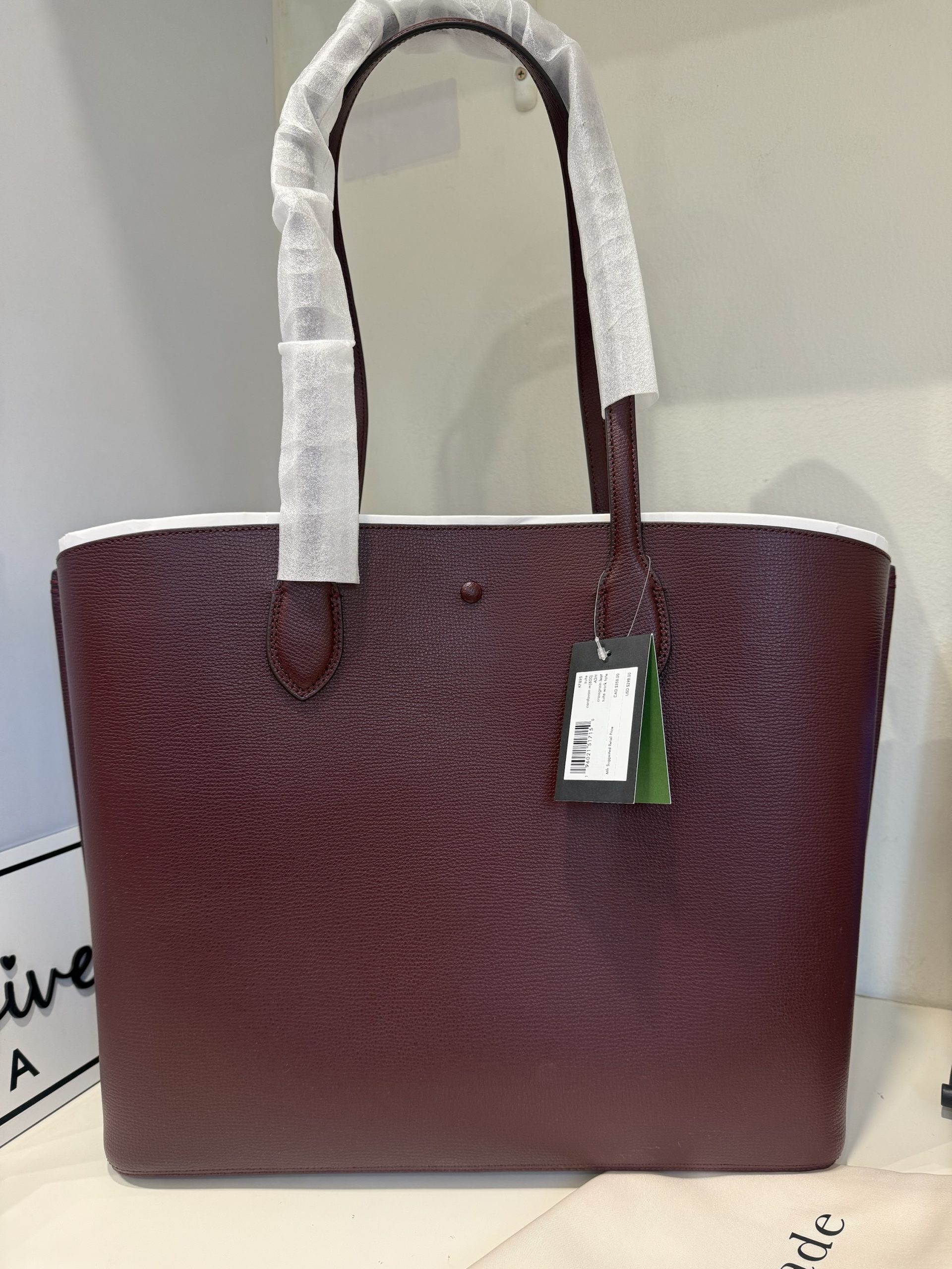 Kate Spade Suite Large Work Tote in Cordovan Multi (Retail Collection) - Image 4