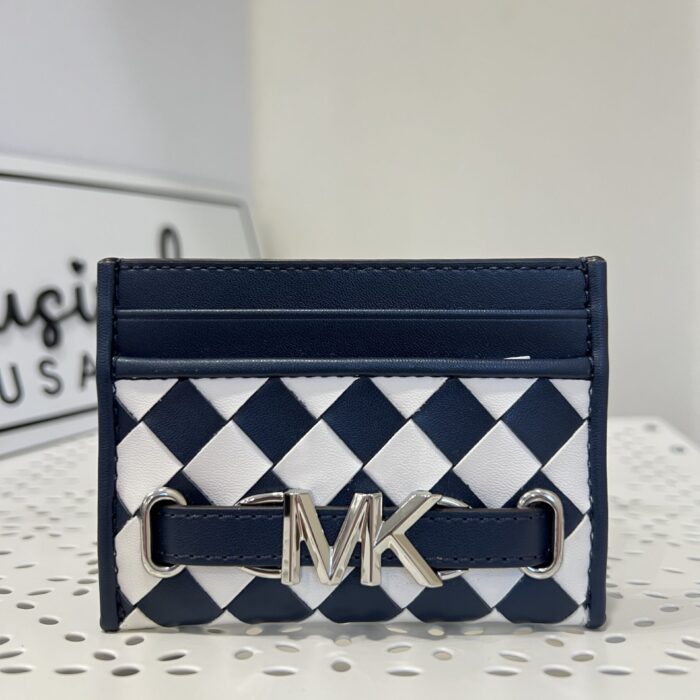 Michael Kors Reed Large Card Holder in Navy