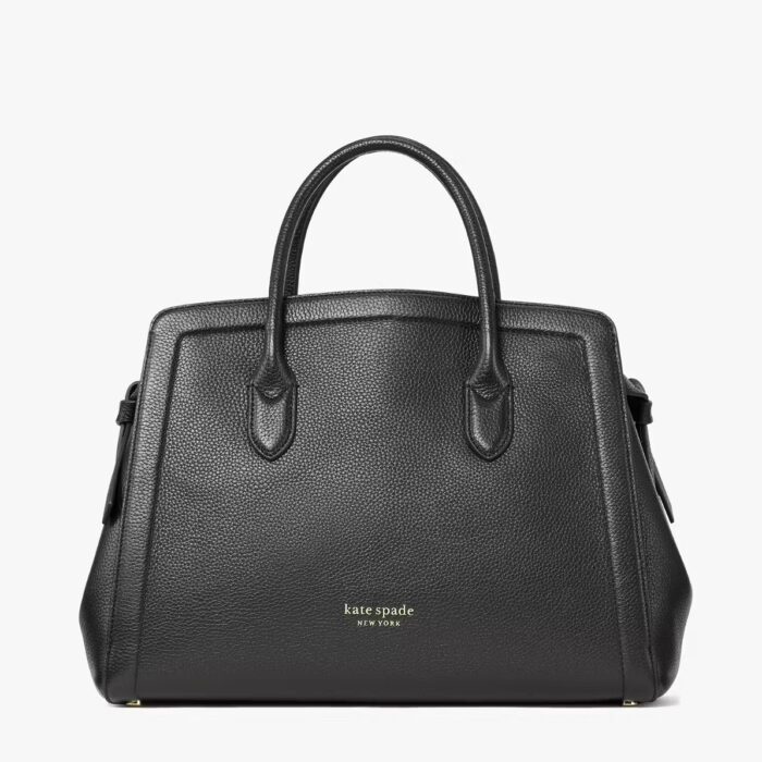 Kate Spade Knott Large Satchel in Black (Retail Collection)