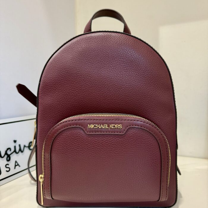 Michael Kors Jaycee Medium Backpack in Oxblood