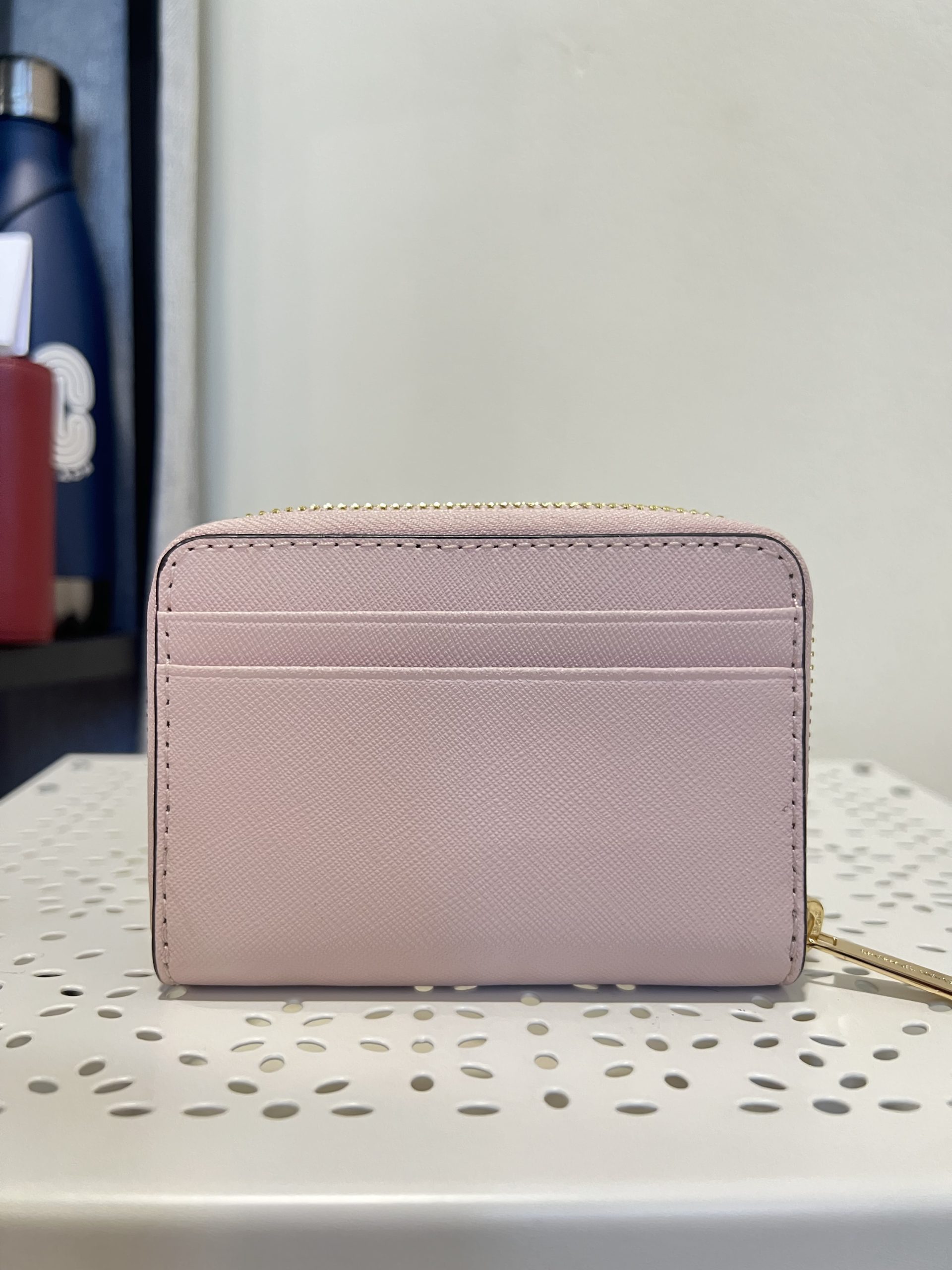 Michael Kors Jet Set Travel Medium Zip Around Card Case in Powder Blush - Image 4