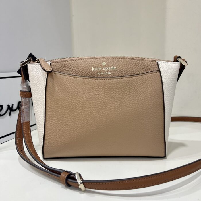 Kate Spade Monica Crossbody in Colorblock Light Fawn