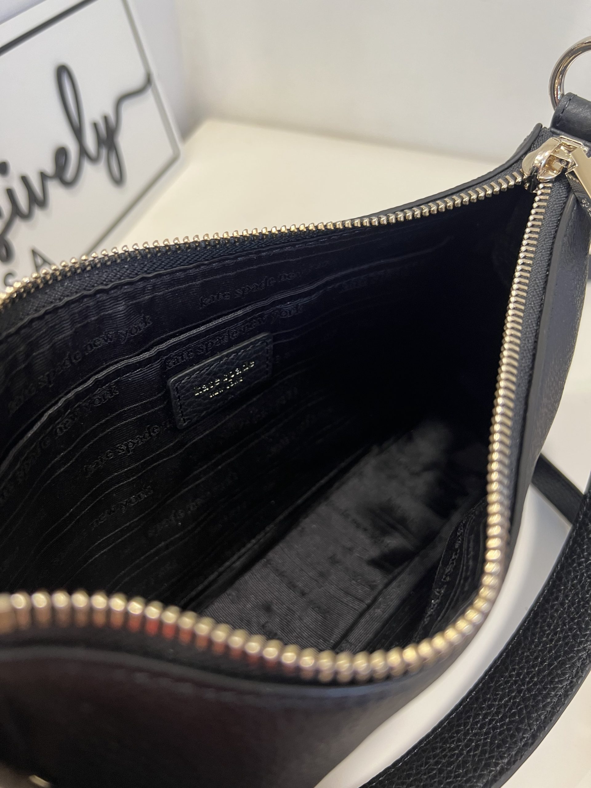 Kate Spade Hudson Medium Convertible Crossbody in Black (Retail) - Image 3